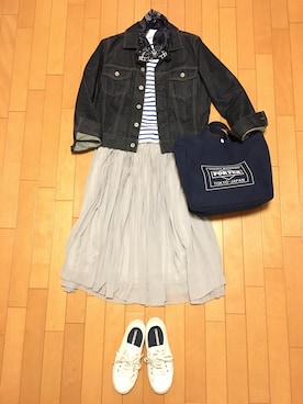 「CONVERSE（コンバース）のCONVERSE コンバース ジャック パーセル / JACK PURCEL（スニーカー）」を使った、marota さん（レディース・156cm）の春コーディネート