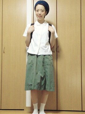 「アイテム（ピアス（両耳用））」を使った、よしさん（レディース・163cm・30代）の秋コーディネート
