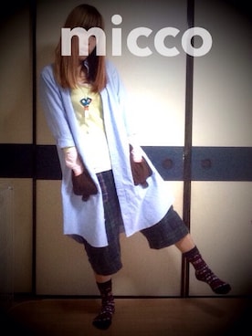 「アイテム（シャツワンピース）」を使った、miccoさん（レディース・159cm・20代）の冬コーディネート
