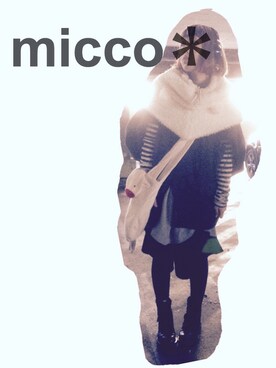 「gomme（ゴム）のアイテム（ワンピース/ドレス）」を使った、miccoさん（レディース・159cm）の冬コーディネート
