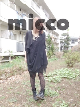「PAUL&JOE（ポールアンドジョー）のアイテム（レッグウェア）」を使った、miccoさん（レディース・159cm）の春コーディネート