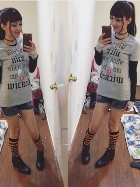 「R29Monochromies」｜Gina Bahumbugさん（レディース・163cm）の夏コーディネート