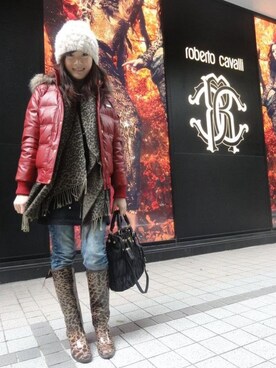 「boots for rainy day（ブーツ、ブラウン系）」を使った、queenieさん（レディース・161cm）の夏コーディネート