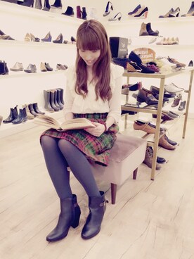 「Sara Sara（サラ サラ）のアイテム」を使った、Sallyさん（レディース・162cm）の秋コーディネート