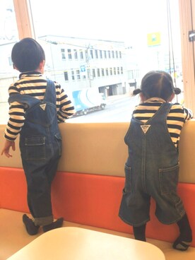 「M・A・C（マック）のアイテム（その他）」を使った、JURIさん（キッズ・90cm）の冬コーディネート