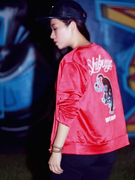 「ZARA（ザラ）のアイテム（ジャケット/アウター、レッド系）」を使った、Ceziaさん（レディース）の夏コーディネート