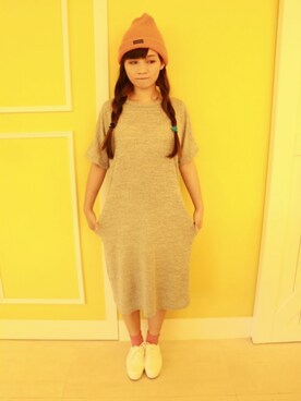 「BASEZOO （BASEZOO ）のアイテム（ワンピース/ドレス）」を使った、Ceziaさん（レディース・156cm）の夏コーディネート