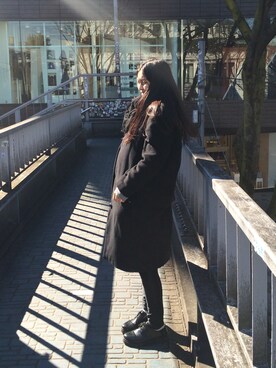 Mary Tung さん(レディース・166cm)の冬コーディネート