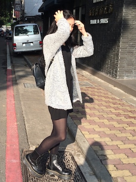 「hot」｜Mary Tung さん（レディース・166cm・10代）の冬コーディネート