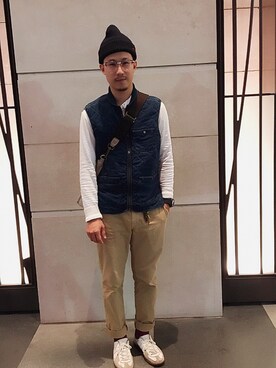 「TROPHY CLOTHING」｜「アイテム（ジャケット/アウター）」を使った、DaYaWUさん（メンズ・170cm）の冬コーディネート