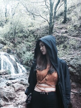 「AAのアイテム（ジャケット/アウター）」を使った、moonさん（レディース・160cm）の夏コーディネート