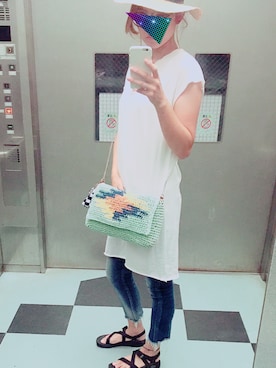 m☻richanさん（レディース・167cm）の夏コーディネート