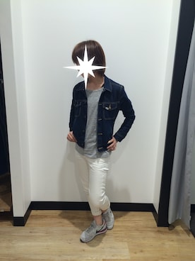 「仕事着」｜「アイテム（デニムジャケット）」を使った、Y.Wさん（レディース・162cm）の春コーディネート