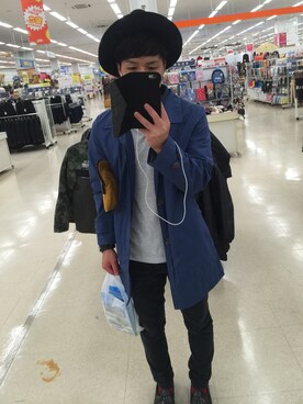 「HVC（エイチブイシー）のアイテム（その他シューズ）」を使った、ふじさんさん（メンズ・166cm）の秋コーディネート