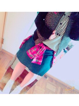 「お買い物」｜「アイテム（ブルゾン）」を使った、まみ✡さん（レディース・153cm）の春コーディネート