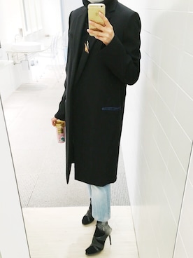 「CELINE（セリーヌ）のアイテム（その他アウター）」を使った、fumikoさん（レディース・160cm）の秋コーディネート