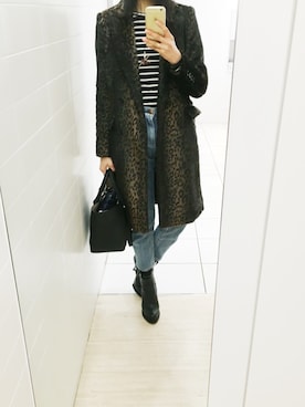 fumikoさん（レディース・160cm）の冬コーディネート