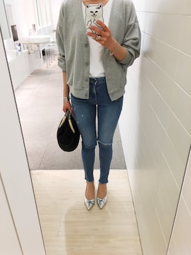 「imvely（-）のアイテム（パンプス）」を使った、fumikoさん（レディース・160cm）の夏コーディネート