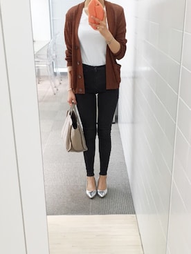 「imvely（-）のアイテム（パンプス）」を使った、fumikoさん（レディース・160cm）の秋コーディネート