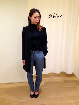 「#agnesb」｜agnes b. Aoyamaさん（レディース・155cm）の冬コーディネート