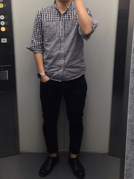 「BACK NUMBER（バックナンバー）のアイテム（ブーツ）」を使った、kankanさん（メンズ・172cm）の夏コーディネート