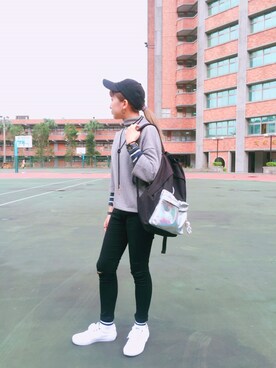 「HOPE（ホープ）のアイテム」を使った、I -Linさん（レディース・163cm）の秋コーディネート