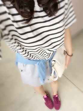 「スエット」｜❣N°ω°さん（レディース・158cm）の春コーディネート