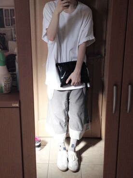 「PARADOX（パラドックス）のアイテム（バッグ）」を使った、takuさん（メンズ・178cm）の春コーディネート