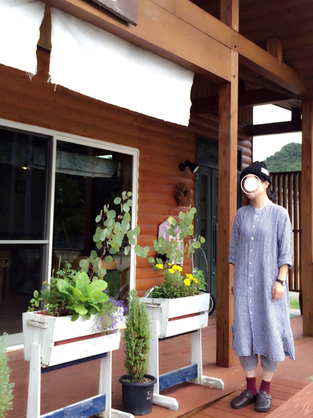 「ワンピース、ニット帽、大人カジュアル、スエット」｜「pritのアイテム（ワンピース、その他）」を使った、c_o_c_oさん（レディース・158cm）の秋コーディネートの1枚目の写真