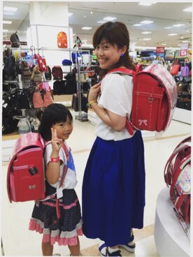 「ブルー x ホワイト」｜ファービーさん（レディース・153cm）の夏コーディネート