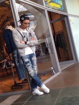 DUKASHUNさん（メンズ・175cm）の冬コーディネート