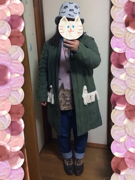 ひなさん（レディース・146cm）の冬コーディネート