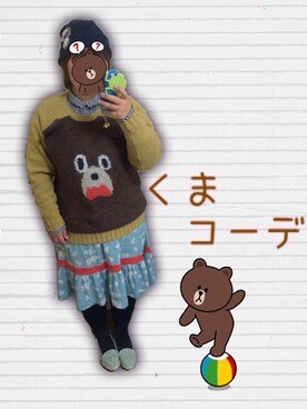 ひなさん（レディース・146cm）の冬コーディネート