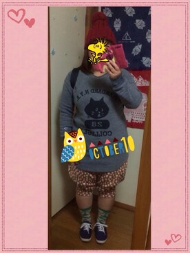 ひなさん（レディース・146cm）の秋コーディネート