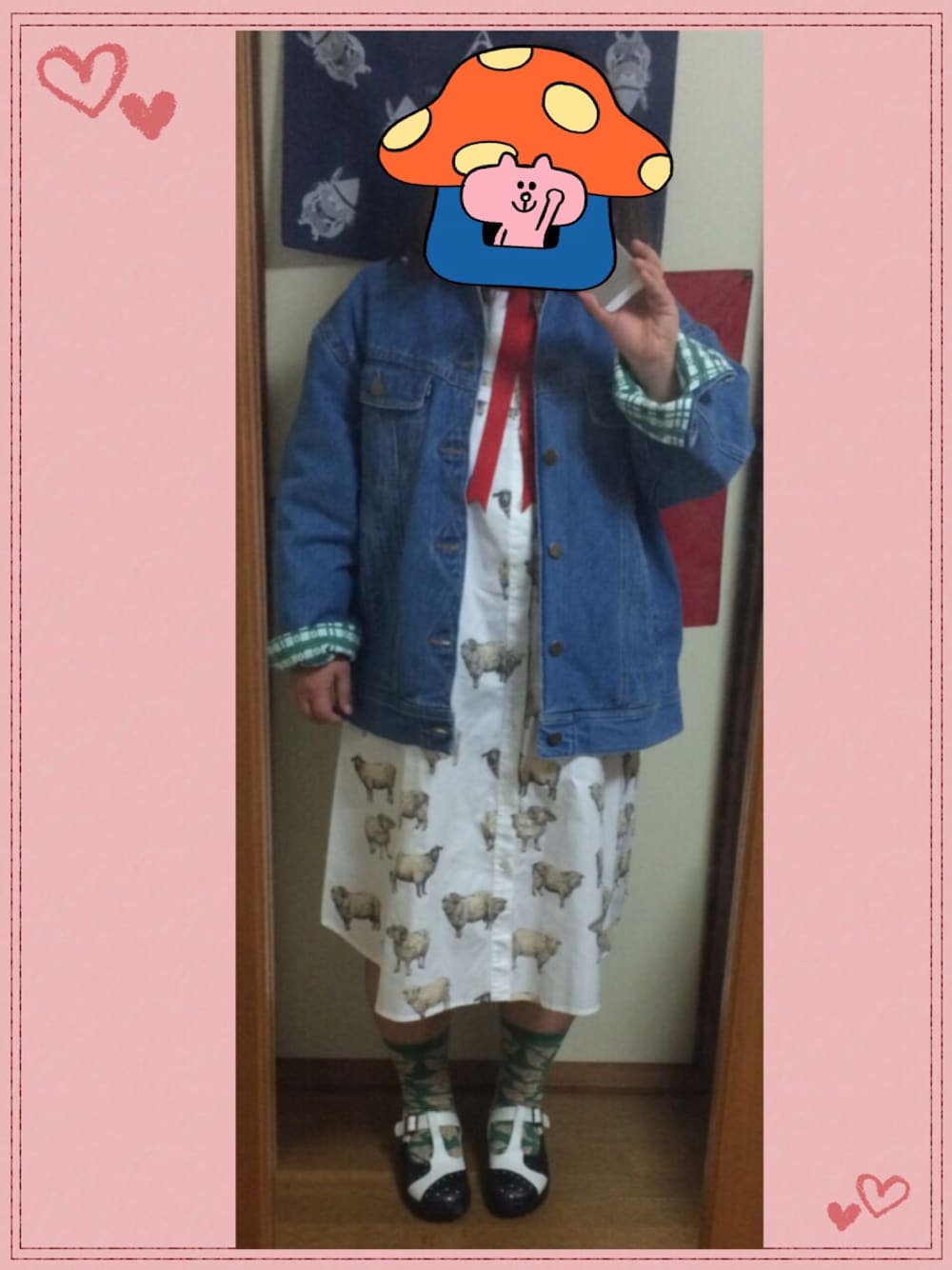 Ne-net ひつじシャツワンピース