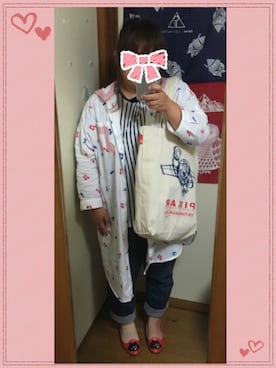 「ピクサー展」｜ひなさん（レディース・146cm）の春コーディネート