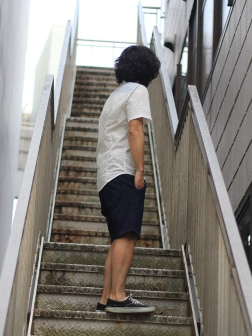 sableclutchさんの「TALL B.D COLLAR SWITCHING YOKE BROAD S/S SHIRTS（SABLE CLUTCH）」を使ったコーディネート