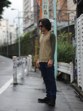「SABLE CLUTCH（セーブルクラッチ）のアイテム（アクセサリー）」を使った、sableclutchさん（メンズ・164cm）の夏コーディネート