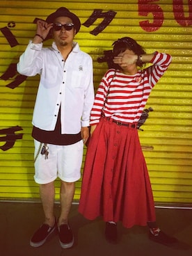 「no brand（ノーブランド）のアイテム（その他、その他）」を使った、noripyさん（レディース・160cm）の夏コーディネート