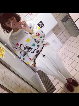 「80年代」｜「アイテム（その他シューズ）」を使った、noripyさん（レディース・160cm）の秋コーディネート