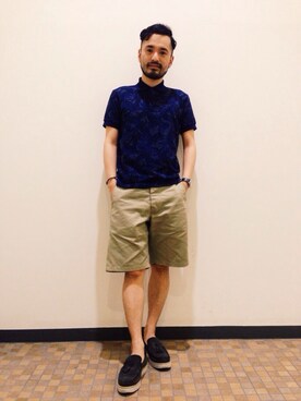 「BEAMS（ビームス）のアイテム（その他シューズ）」を使った、tsuntsunさん（メンズ・170cm）の春コーディネート