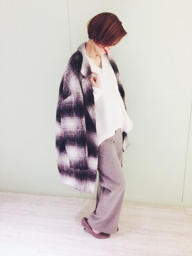 「ボーイフレンドコート」｜Ryuuさん（レディース・160cm）の秋コーディネート