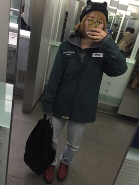 「パーカー好き」｜直@多肉中毒さん（レディース・160cm）の春コーディネート