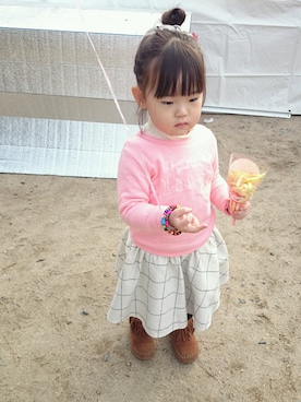 「e.a.B（エーアーベー）のアイテム（トップス）」を使った、rii-style⭐さん（レディース・90cm）の冬コーディネート