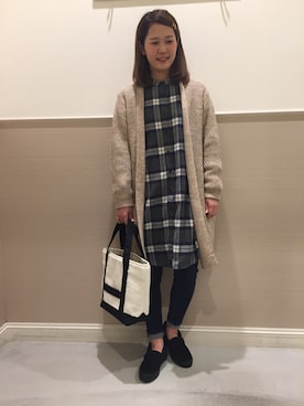 chiakiさん（レディース・161cm）の冬コーディネート