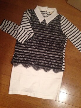 「N.（N. Natural Beauty Basic）（エヌエヌナチュラルビューティーベーシック）のアイテム（Denim skirt、ホワイト系）」を使った、かりんさん（レディース・158cm）の春コーディネート