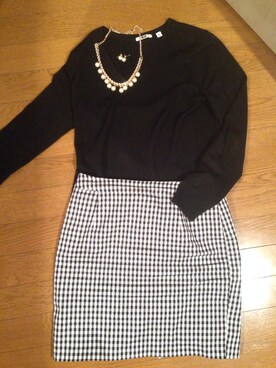 「N.（N. Natural Beauty Basic）（エヌエヌナチュラルビューティーベーシック）のアイテム（Necklace、ホワイト系）」を使った、かりんさん（レディース・158cm）の春コーディネート
