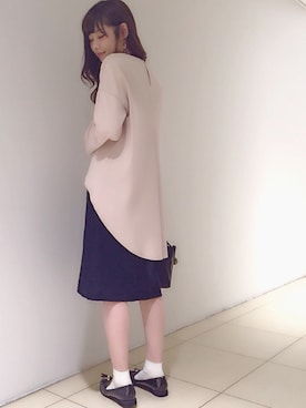 「タッセルシューズ」｜naaaさん（レディース・162cm）の秋コーディネート