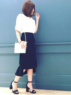 「TSURU（ツル）のアイテム」を使った、naaaさん（レディース・162cm）の春コーディネート