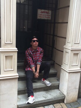 義人さん（メンズ・170cm）の冬コーディネート